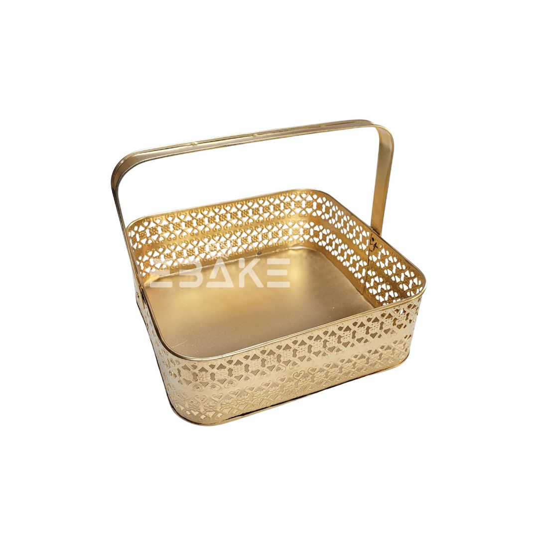 Large Metal Hamper Basket Square (Set of 3)