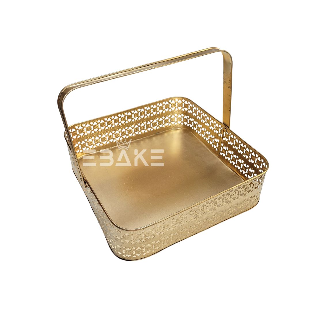 Large Metal Hamper Basket Square (Set of 3)