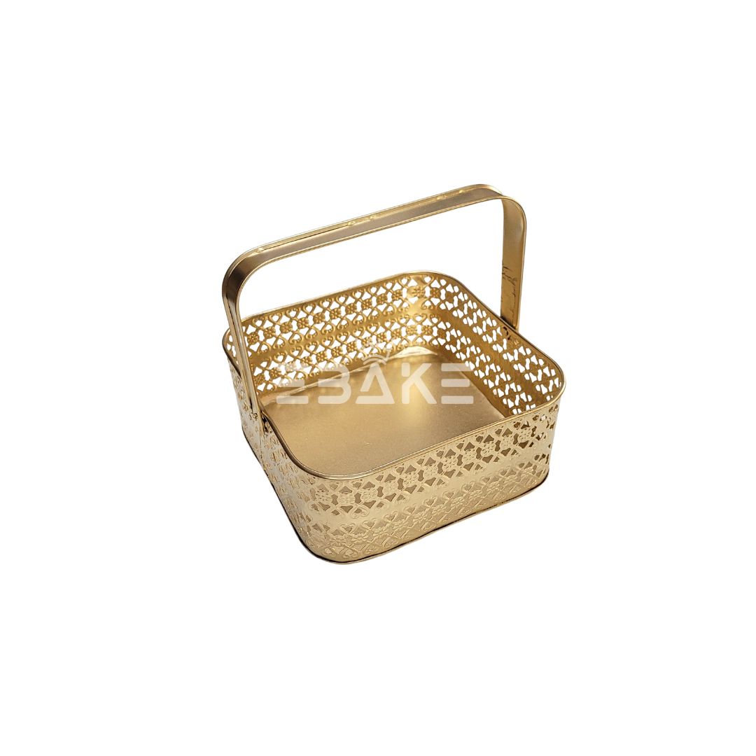 Large Metal Hamper Basket Square (Set of 3)